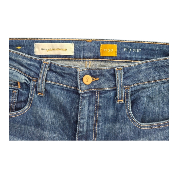 Pilcro And The Letterpress. Fit/Stet. Anthropologie, Dark Wash, Size 30 - Picture 4 of 5
